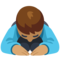 Person Bowing - Medium emoji on Facebook